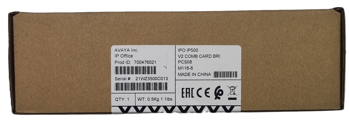 Avaya 700476021 IP Office IP500 V2 Combination Card BRI 6DS 10VCM (New Sealed)