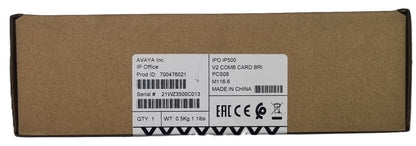 Avaya 700476021 IP Office IP500 V2 Combination Card BRI 6DS 10VCM (New Sealed)