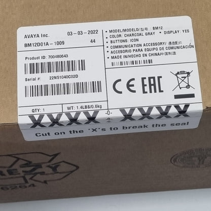 Avaya 700480643 BM12 Button Module 12 Key Expansion 9508 9608 (New Sealed)