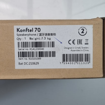 Konftel 910101089 Konftel 70 USB Bluetooth Conference Speakerphone (New Opened)