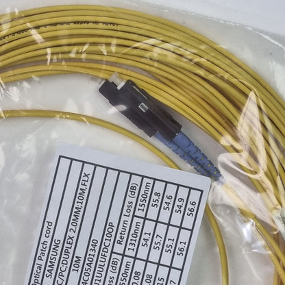 Samsung JU1UULUFDC10OP Single Mode MU/PC-LC/PC Duplex Fibre Patch Cord 10m (New)