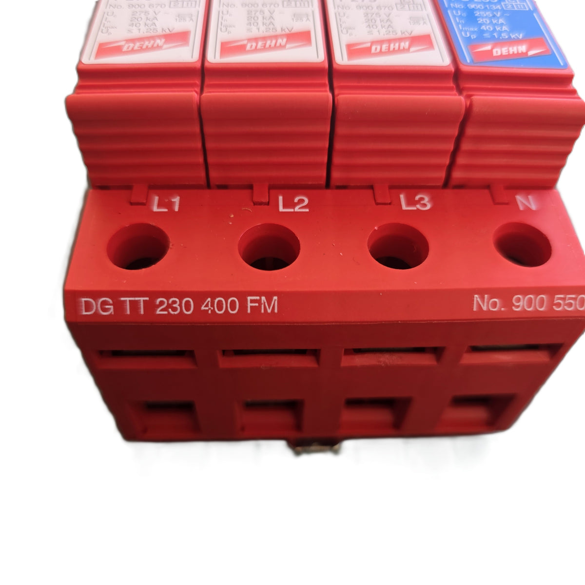 DEHN 900550 DG TT 230 400 FM DEHNguard 3+1 Type 2 Surge Arrester (Pre-owned)