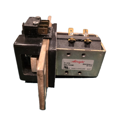 Albright SW260A-2 Heavy Duty DC Contactor 300A 24V Coil Busbar NO (Pre-owned)