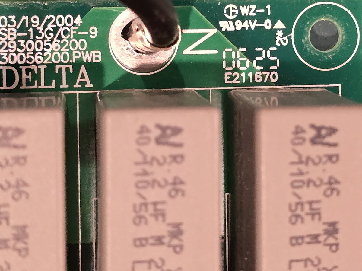 Delta 5505602151 SB-13G/CF-9 2930056200 X2 Capacitor Filter Board (Pre-owned)