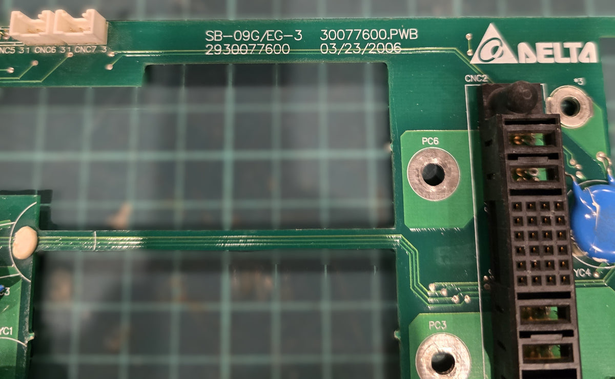 Delta 5505602179 SB-09G/EG-3 2930077600 Smart CSU Backplane PCB (Pre-owned)