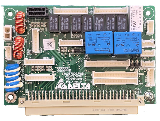 Delta 5505600936 CU-15W-2 2930067003 CSU Relay I/O Board DIN41612 (Pre-owned)