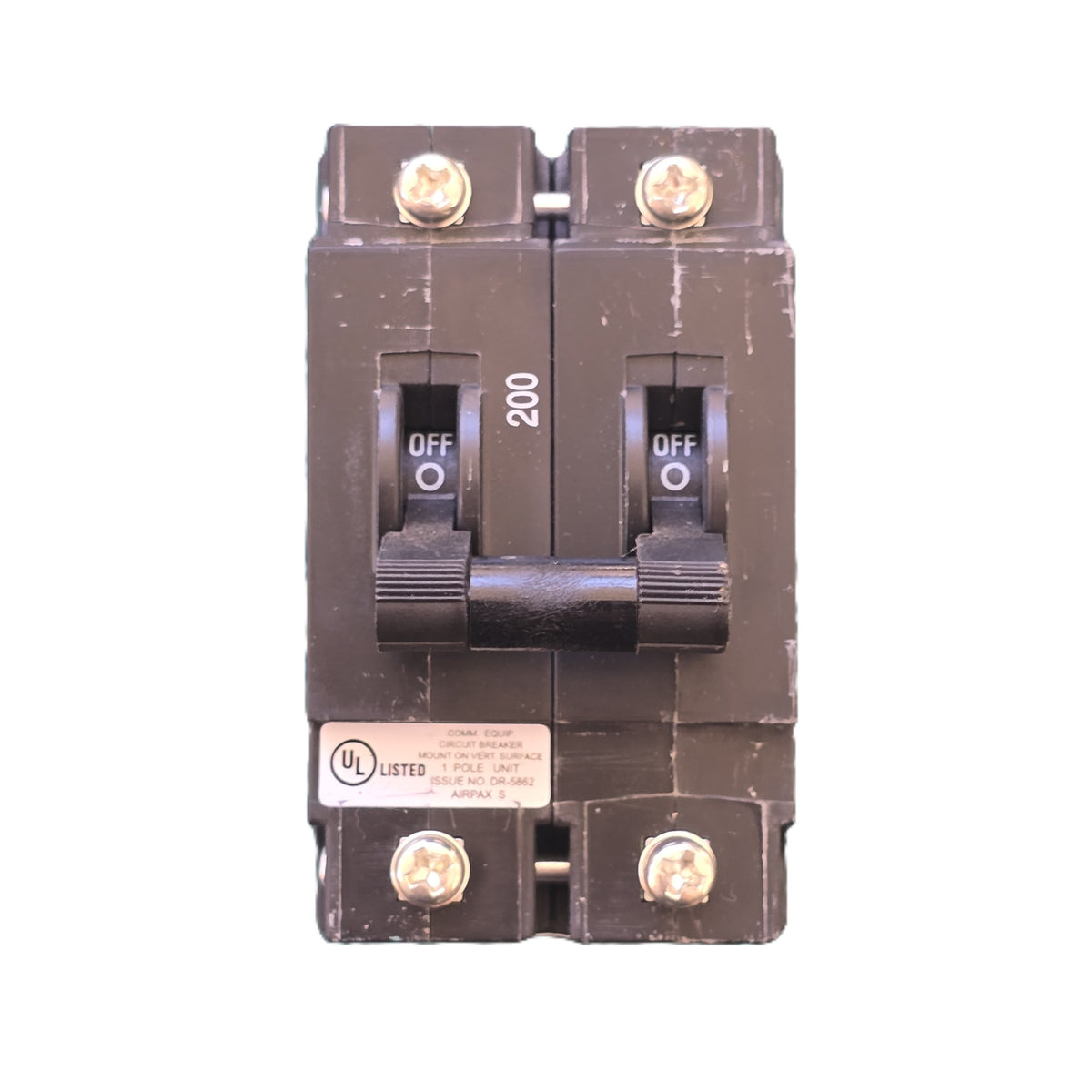 Sensata-Airpax CELHPK11-1REC5-32933-200 200A 80VDC Hydraulic Breaker (Pre-owned)