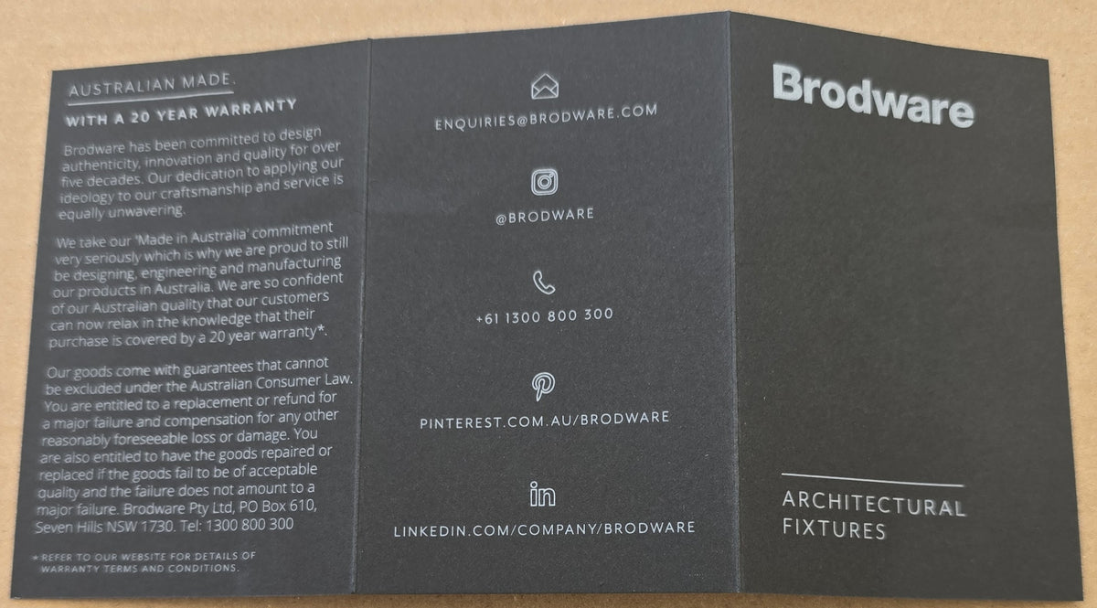 Brodware 2.1903.00.0.09 Brolife Stik Basin Mixer Weathered Brass (New Opened)
