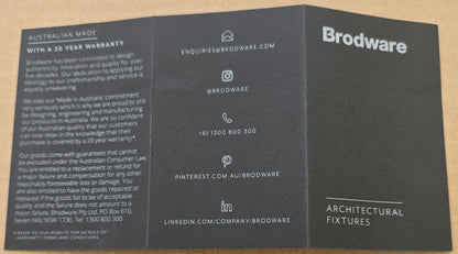 Brodware 2.1903.00.0.09 Brolife Stik Basin Mixer Weathered Brass (New Opened)