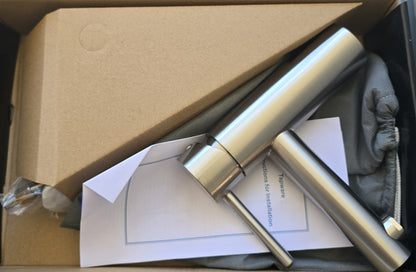 Bad und Kuche BKM203-BN Rund Basin Mixer Brushed Nickel WELS 5 Star (New Opened)