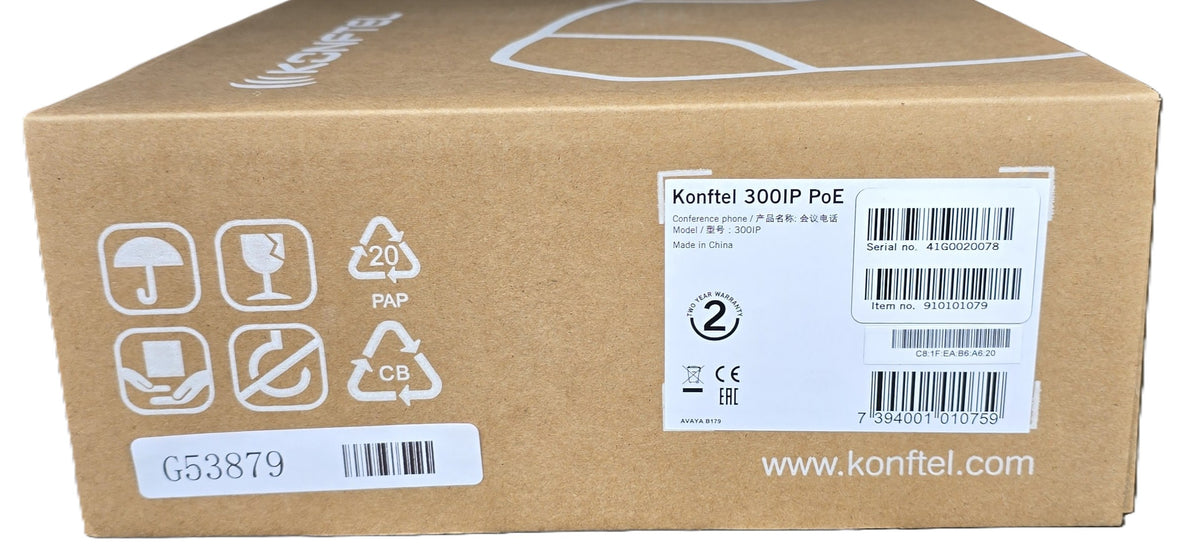 Konftel 300IP PoE 910101079 SIP Conference Phone OmniSound HD (New Opened)