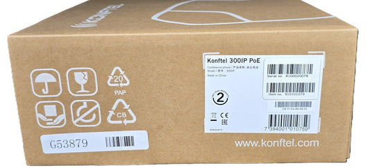 Konftel 300IP PoE 910101079 SIP Conference Phone OmniSound HD (New Opened)