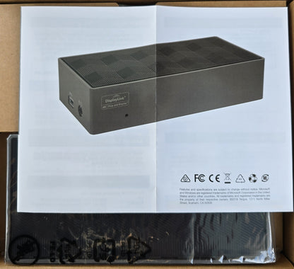 Targus DOCK190AUZ-80 USB-C Dual 4K Docking Station 100W Power (New Opened)