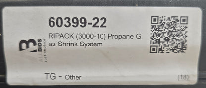 Ripack 3000-10 Propane Gas Heat Shrink Gun Kit with Case & 8m Hose (New Opened)