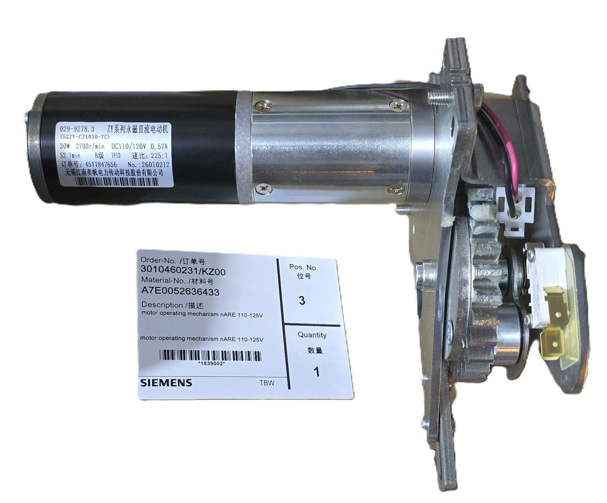 Siemens A7E0052636433 Motor Operating Mechanism nARE 110-125V DC (New)