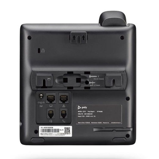 Polycom 2200-49825-025 Poly Edge B30 IP Phone 4 Line VoIP PoE Black (NEW In Box)
