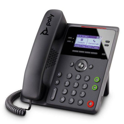 Polycom 2200-49825-025 Poly Edge B30 IP Phone 4 Line VoIP PoE Black (NEW In Box)