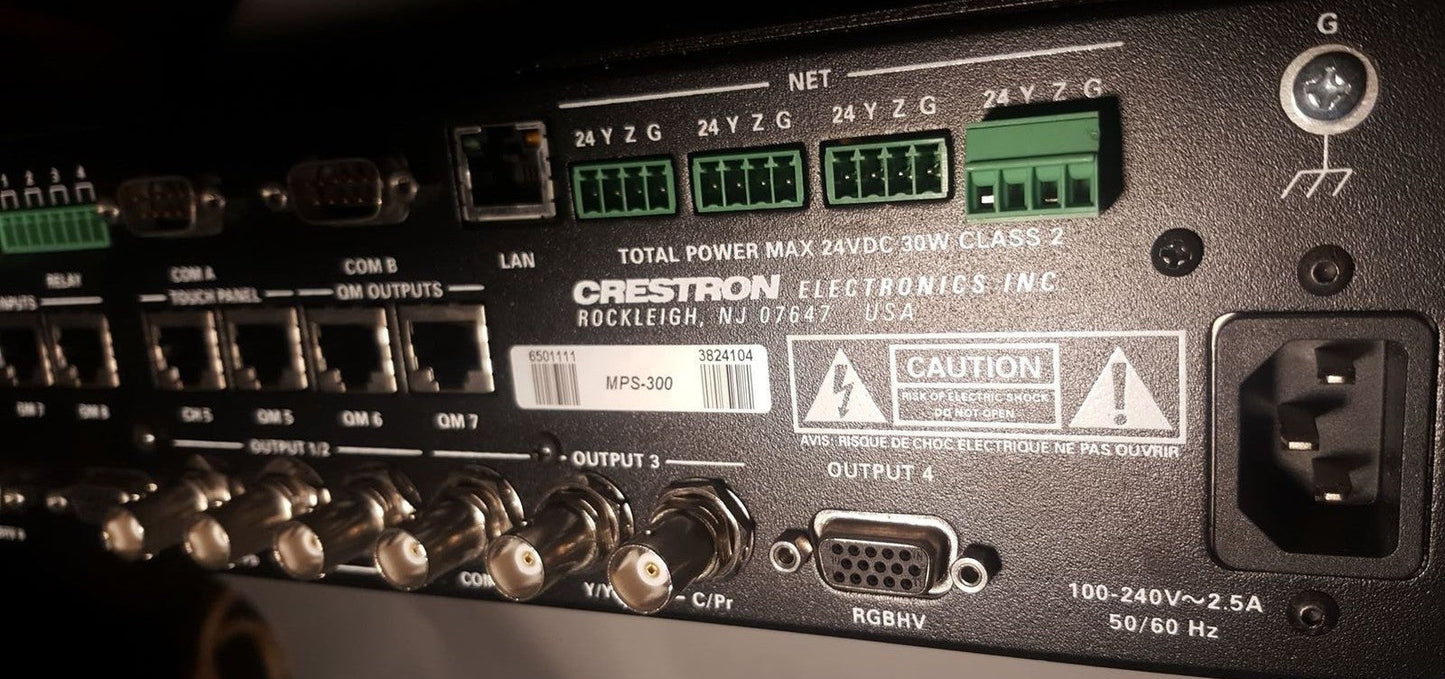 Crestron MPS-300 Multimedia Professional Media Presentation System (PreOwned)