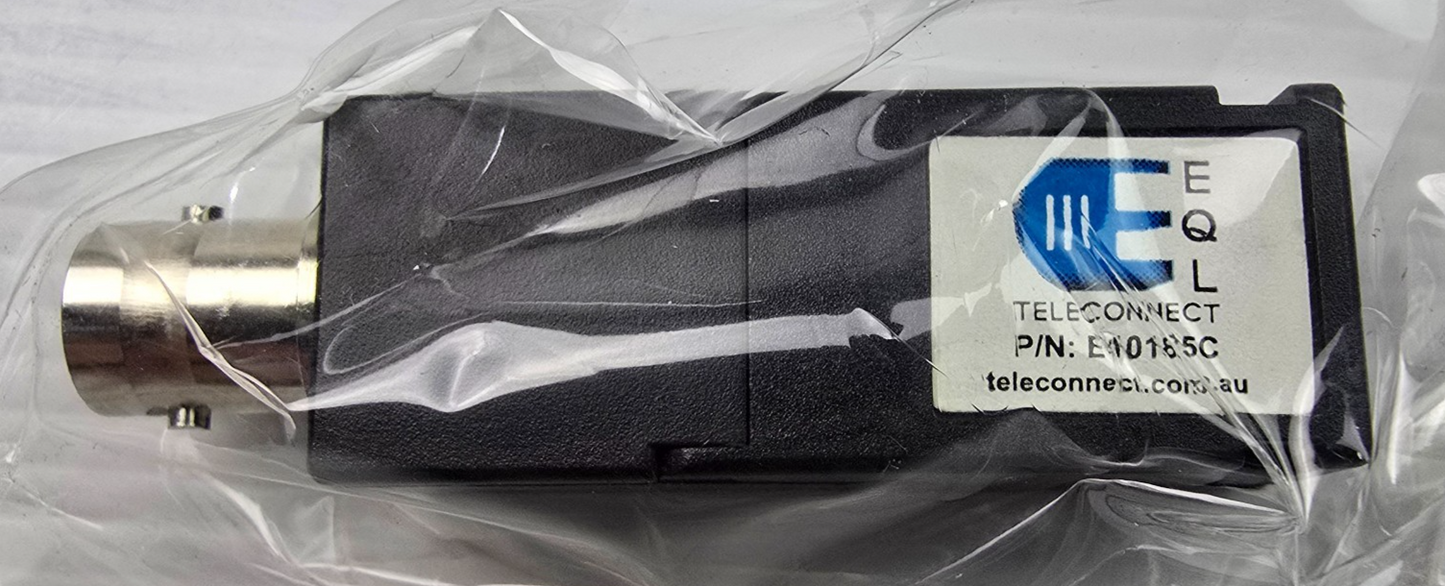 EQL E10185C BNC Female Video Balun Slim Case Quick Connect IDC (NEW In Box)