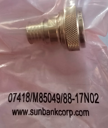 Sunbank M85049/88-17N02 Circular MIL Spec Backshell Straight Size 17 (NEW)