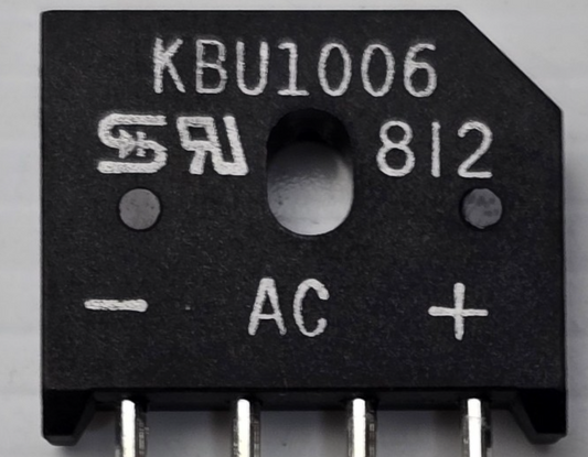 Taiwan Semiconductor KBU1006 T0 Single Phase Bridge Rectifier 10A 800V [10PACK]
