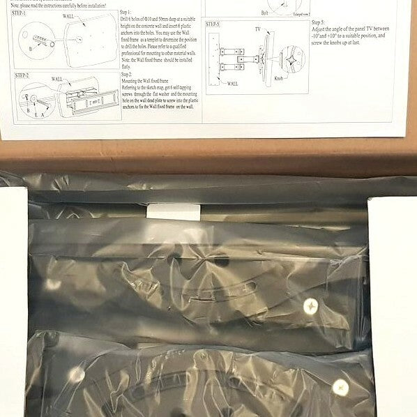 ABI LCD583A LCD Wall Mounts Articulated for Flat Panel 30-50" TV Monitor Bracket