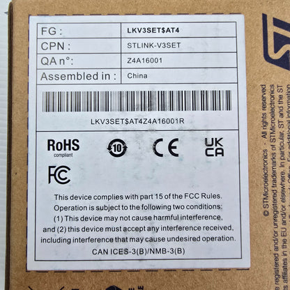 STMicroelectronics STLINK-V3SET ST-LINK V3 Debugger/Programmer for STM8 & STM32