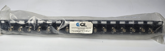 EQL  E10185PL 16 Port Keystone BNC RJ45 Video Balun Hub [+16 x E10185S] (NEW)