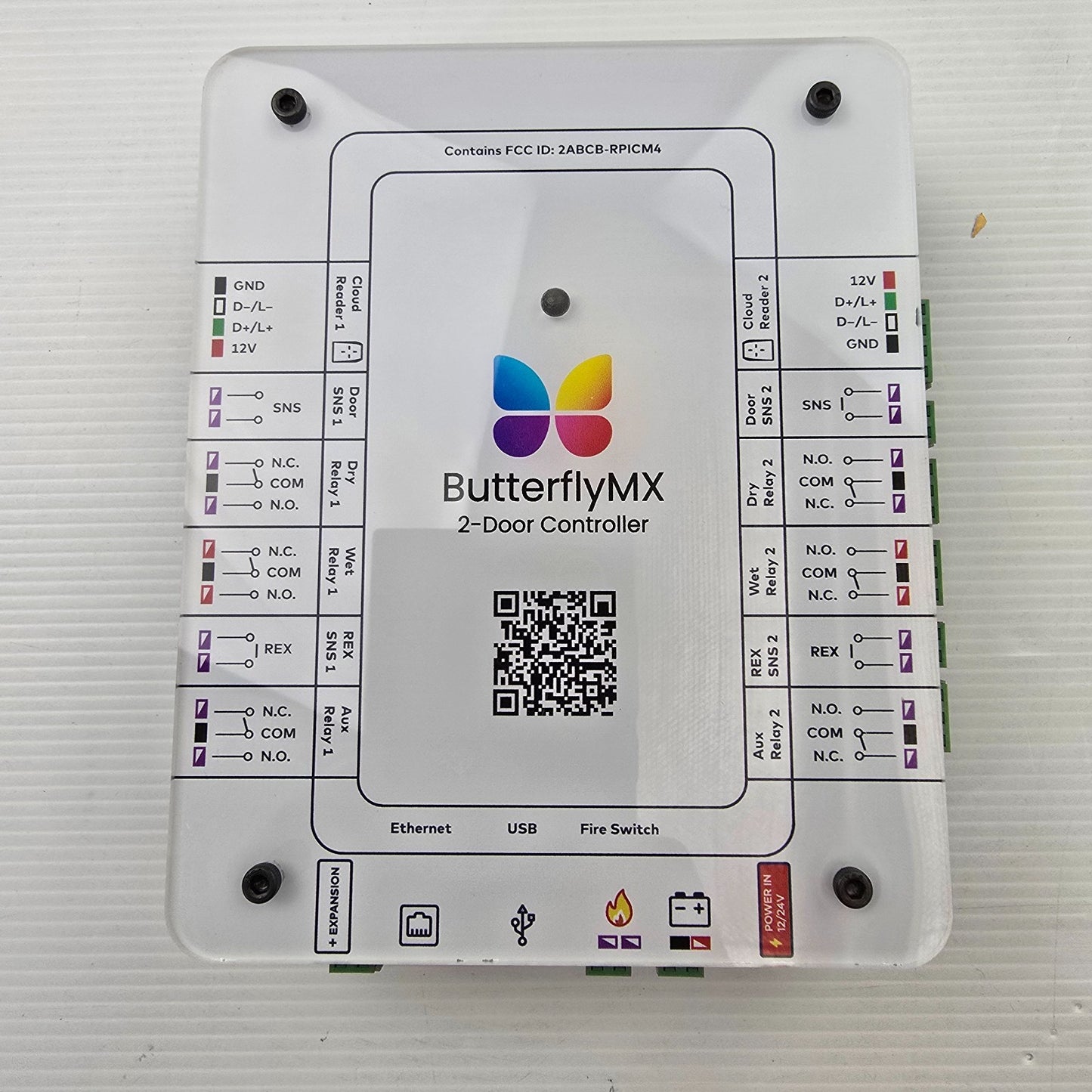 ButterflyMX 2-Door Access Controller Kit PSU DIN Keypad Reader & Fobs (NEW)