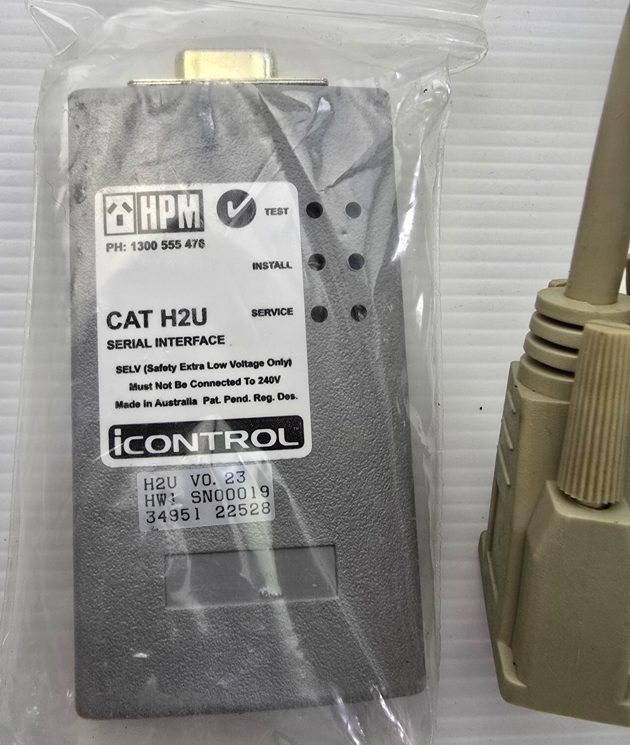 HPM H2U iControl Serial Interface SELV V0.23 HW1 (NEW In Box)