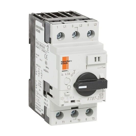 Sprecher+Schuh KTB7-25H-6.3A Motor Protection Circuit Breaker 6.3A KTB725H6P3A