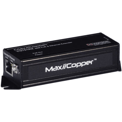 Vi2701RX Vigitron 1-port MaxiiCopper Ethernet Extender Over UTP RX with 60W