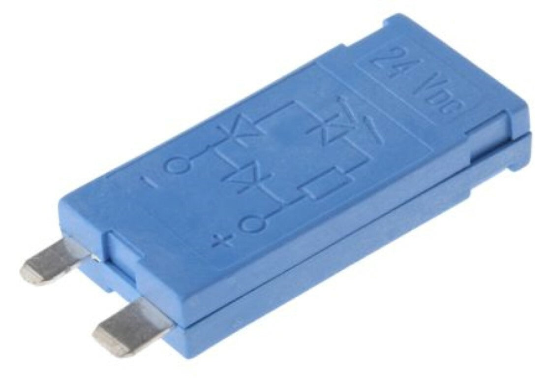 FINDER 99.01.9.024.99 MODULE, DIODE + LED, 6V to 24V DC Plug In Interface