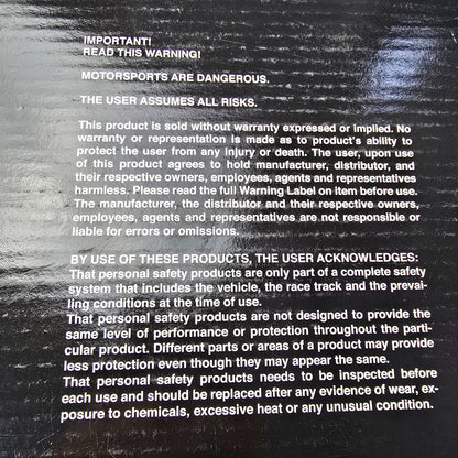 OMP DAO-0801-B01 4 Points Safety Harness 3" FIA 8854/98 Red (NEW In Box)