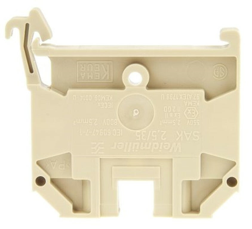 Weidmuller SAK 2.5/35 380460000 SAK Series, Feed-through terminal 2.5 mm² Screw