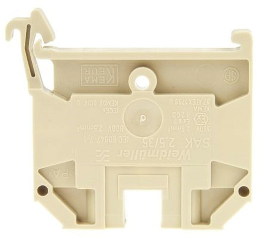 Weidmuller SAK 2.5/35 380460000 SAK Series, Feed-through terminal 2.5 mm² Screw