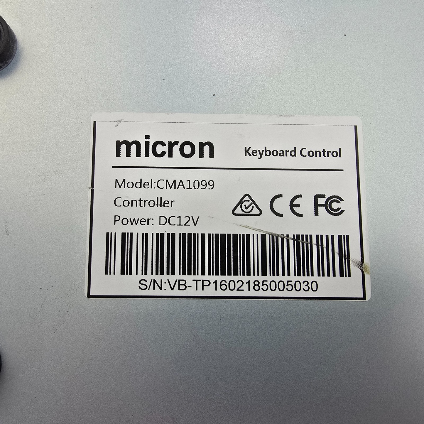 Micron CMA1099 PTZ Camera Keyboard Control Pan Tilt w\ PSU (USED)