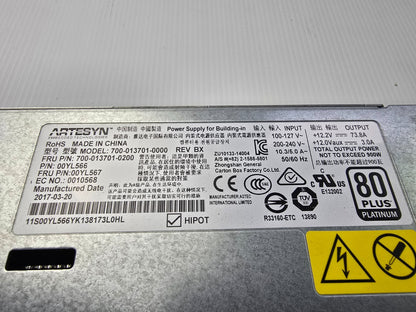 IBM Artesyn 700-013701-0000 900W Hot-Swap Power Supply PSU