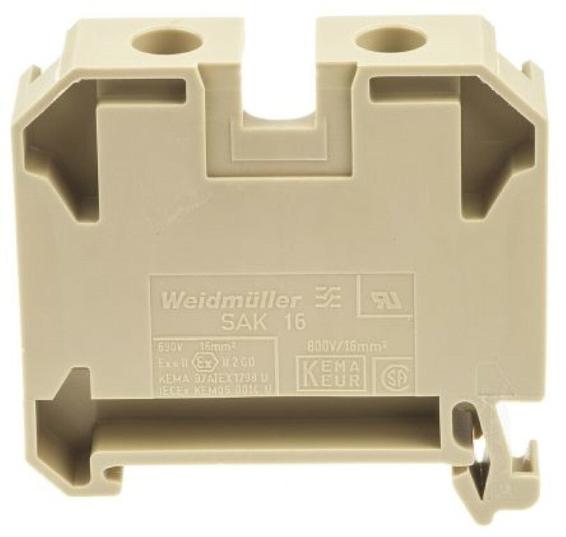Weidmuller SAK 16/35 PA 380660000 SAK Series Feed-through terminal 16 mm² Screw