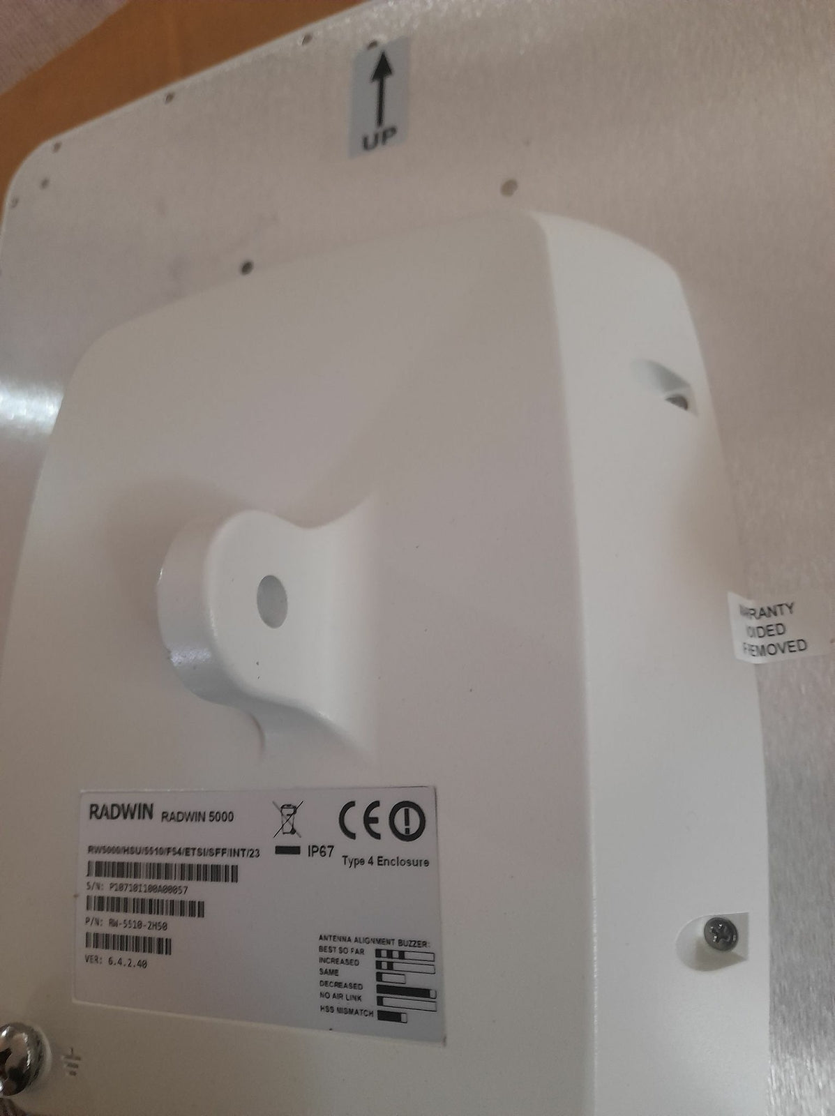 Radwin 5000 Subscriber Module RW-5000/5510/F54