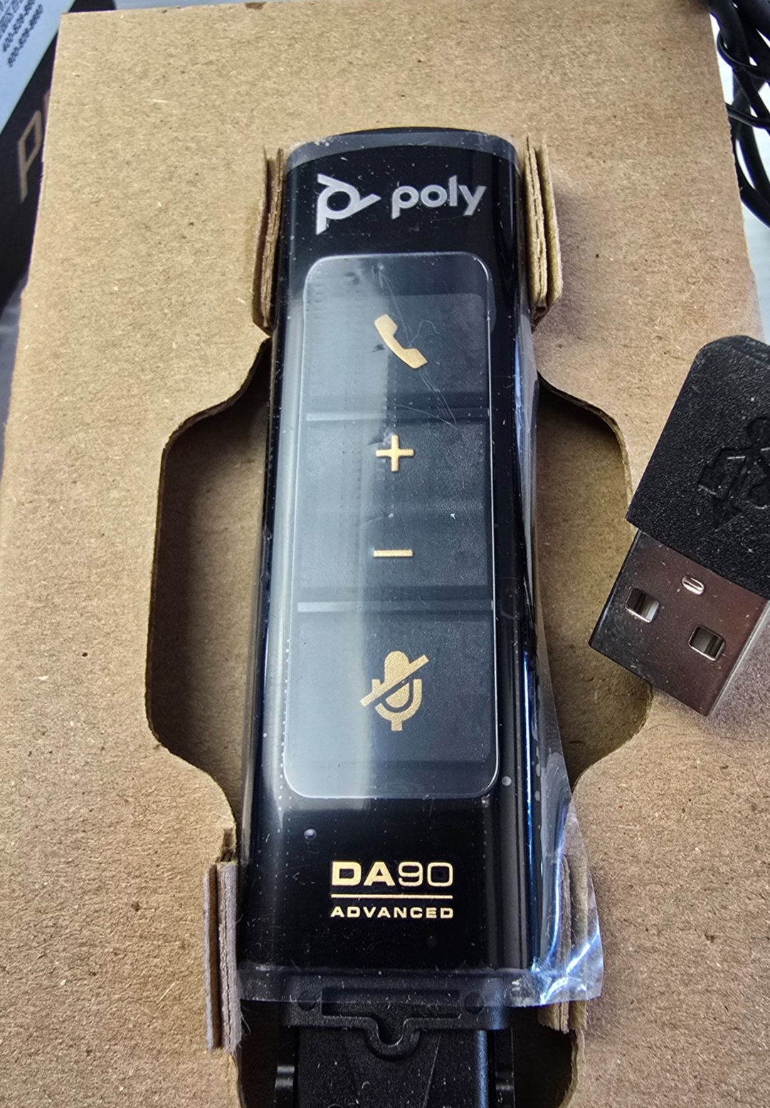 Plantronics 201853-01 DA90 Audio Processor Adaptor For HW520 Headset (NEW)