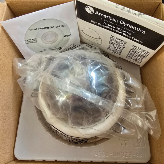 American Dynamics ADCA7DWIC4P Indoor Mini-Dome Camera White PAL (NEW In Box)
