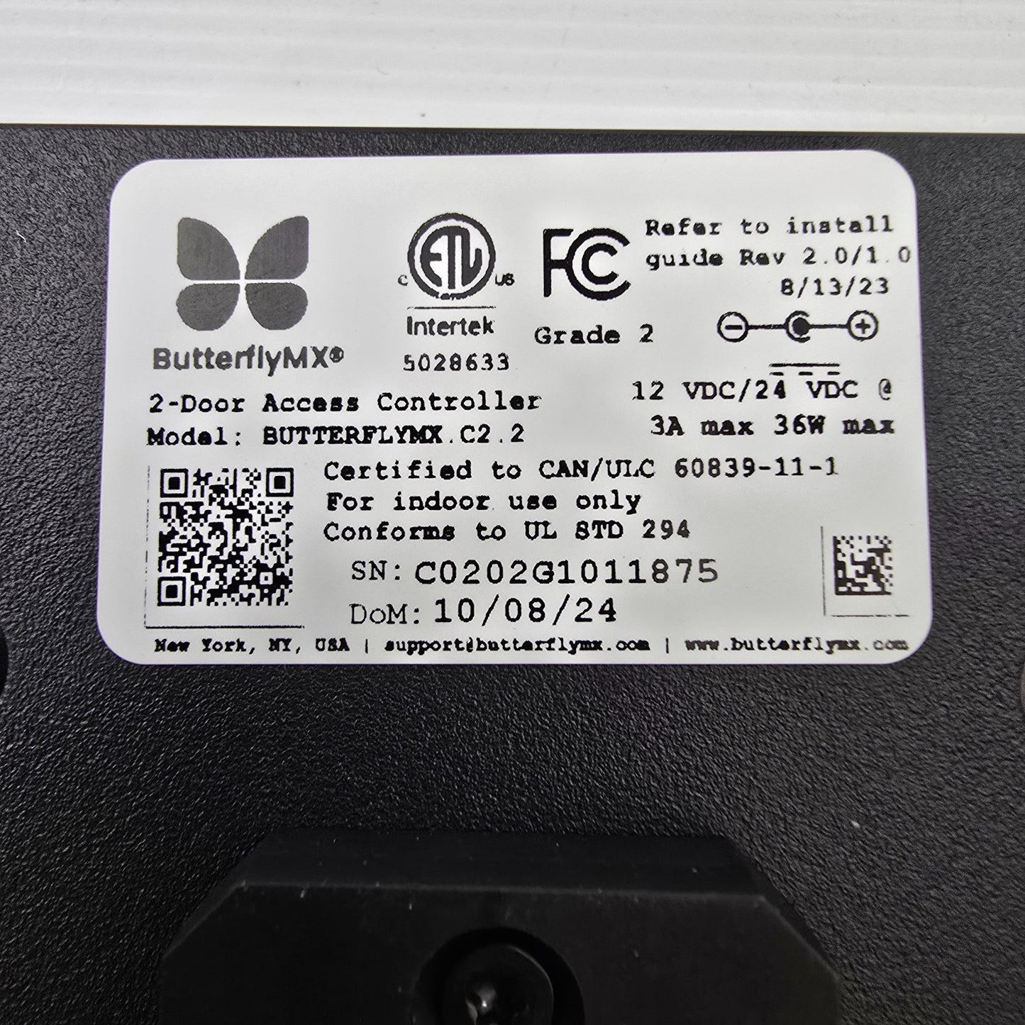 ButterflyMX 2-Door Access Controller Kit PSU DIN Keypad Reader & Fobs (NEW)