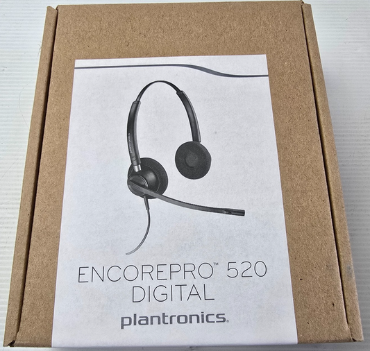 Plantronics HW520D EncorePro Digital Noise-Cancelling Headset (NEW In Box)