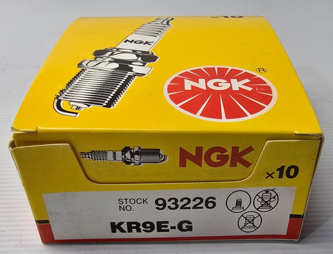 NGK KR9E-G Nickel Spark Plug 93226 Japanese 16mm Jet-Ski  (NEW in Box) [10 Pack]