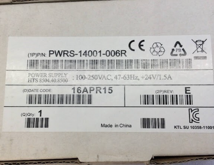 Symbol PWRS-14001-006R Genuine ZEBRA Power Supply 24V 1.5A (NEW In Box)