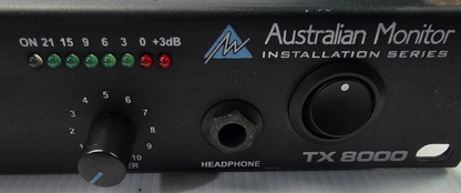 Australian Monitor TX8000 single rack space, 8 channel mixer (PreOwned)