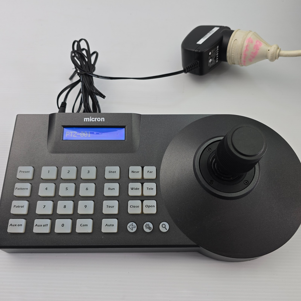 Micron CMA1099 PTZ Camera Keyboard Control Pan Tilt w\ PSU (USED ...
