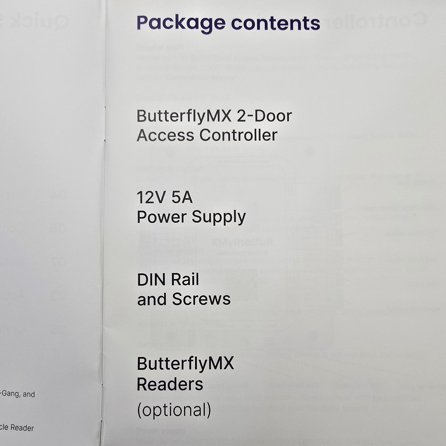 ButterflyMX 2-Door Access Controller Kit PSU DIN Keypad Reader & Fobs (NEW)