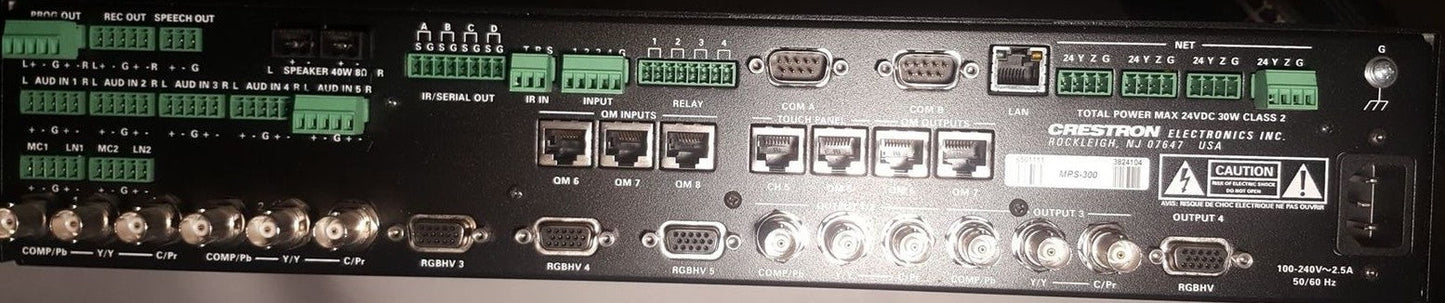 Crestron MPS-300 Multimedia Professional Media Presentation System (PreOwned)